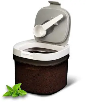 Airtight Coffee Storage Container with Magnetic Scoop, 0.7 Qt Coffee Bean and Ground Coffee Canister, Durable, Keeps Coffee Fresh & Dry, Easy to Clean Airtight Coffee Storage Container with Magnetic Scoop, 0.7 Qt Coffee Bean and Ground Coffee Canister, Durable, Keeps Coffee Fresh & Dry, Easy to Clean