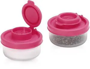Salt and Pepper Shakers Moisture Proof Set of 2 Small Mini Salt Shaker to go Camping Picnic Outdoors Kitchen Lunch Boxes Travel Spice Set Clear with Red Covers Plastic Airtight Dispenser Salt and Pepper Shakers Moisture Proof Set of 2 Small Mini Salt Shaker to go Camping Picnic Outdoors Kitchen Lunch Boxes Travel Spice Set Clear with Red Covers Plastic Airtight Dispenser