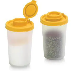 Salt and Pepper Shakers Moisture Proof Set of 2 Large Salt Shaker to go Camping Picnic Outdoors Kitchen Lunch Boxes Travel Spice Set Clear with Yellow Lids Plastic Airtight Dispenser Salt and Pepper Shakers Moisture Proof Set of 2 Large Salt Shaker to go Camping Picnic Outdoors Kitchen Lunch Boxes Travel Spice Set Clear with Yellow Lids Plastic Airtight Dispenser