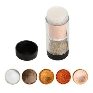 Salt and Pepper Shakers Moisture Proof Set, 2-in-1 Portable Spice Shaker with Airtight Lid, Perfect for Camping Kitchen, Travel, Car Camping, RV, Outdoors, Backpack, BBQ Picnic, Lunch Boxes Salt and Pepper Shakers Moisture Proof Set, 2-in-1 Portable Spice Shaker with Airtight Lid, Perfect for Camping Kitchen, Travel, Car Camping, RV, Outdoors, Backpack, BBQ Picnic, Lunch Boxes