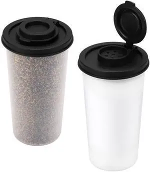 Salt and Pepper Shakers, 4.75 oz Salt Shaker to go Moisture Proof Salt Pepper Shakers Spice Container Dispenser for Camping Picnic Lunch Boxes Travel Kitchen Salt and Pepper Shakers, 4.75 oz Salt Shaker to go Moisture Proof Salt Pepper Shakers Spice Container Dispenser for Camping Picnic Lunch Boxes Travel Kitchen