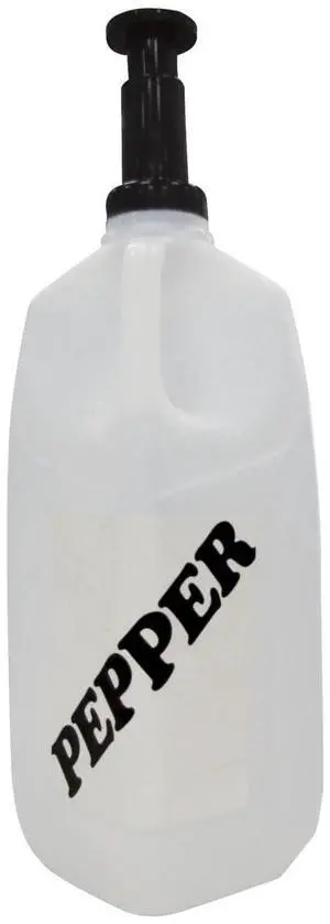 Pepper Refiller, 0.5-Gallon, Medium, White, Black Pepper Refiller, 0.5-Gallon, Medium, White, Black