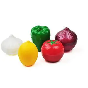 5-Piece Set Fruit Container Refrigerator,Onion Storage, Vegetable Storage, Onion, Lemon, Green Pepper, Tomato, Garlic Storage Container, Refrigerator Preservation 5-Piece Set Fruit Container Refrigerator,Onion Storage, Vegetable Storage, Onion, Lemon, Green Pepper, Tomato, Garlic Storage Container, Refrigerator Preservation