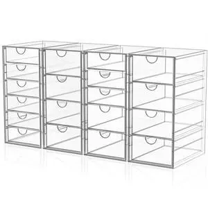 Acrylic Makeup Organizer with 19 Drawers,Storage Drawer Organizer Acrylic Makeup Organizer with 19 Drawers,Storage Drawer Organizer