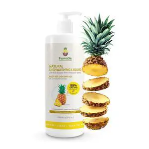 Natural Dish Soap Tropical Pineapple Scent - 16.9oz 1 Pack - 99% Plant Based Dish Liquid - Hypoallergenic Dish Soap from Discarded Pineapple Peels Natural Dish Soap Tropical Pineapple Scent - 16.9oz 1 Pack - 99% Plant Based Dish Liquid - Hypoallergenic Dish Soap from Discarded Pineapple Peels