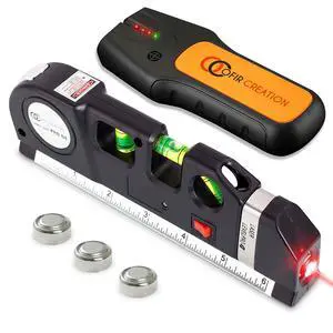 Stud Finder & Multifunction Device (Laser Level line, Leveler, Metric Ruler) - Stud Finder Wall Scanner With Laser Level Can Be Stud Finder & Multifunction Device (Laser Level line, Leveler, Metric Ruler) - Stud Finder Wall Scanner With Laser Level Can Be