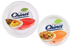 Chinet Classic Bundle - 60 Paper Bowls and 60 Paper Disposable Plates Combo - Classic White 16 Oz Bowls and All Occasion 8 3/4 Inch Classic White Plates Chinet Classic Bundle - 60 Paper Bowls and 60 Paper Disposable Plates Combo - Classic White 16 Oz Bowls and All Occasion 8 3/4 Inch Classic White Plates