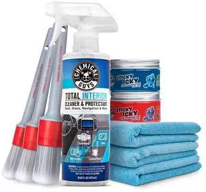 9-Piece Interior Car Cleaning Kit with Total Interior Cleaner 9-Piece Interior Car Cleaning Kit with Total Interior Cleaner