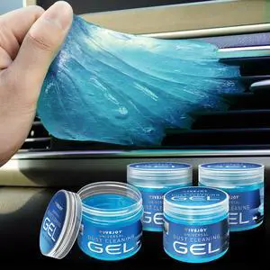 Universal Car Cleaning Gel Detailing Putty, Car Goop Cleaner Car Interior Cleaner Putty, (Blue, 4Pack (22.4oz)), KC-245 Universal Car Cleaning Gel Detailing Putty, Car Goop Cleaner Car Interior Cleaner Putty, (Blue, 4Pack (22.4oz)), KC-245