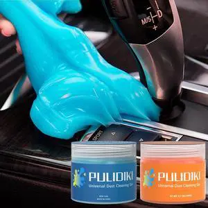Car Cleaning Gel Blue and Car Cleaning Putty Orange Bundle Car Cleaning Gel Blue and Car Cleaning Putty Orange Bundle