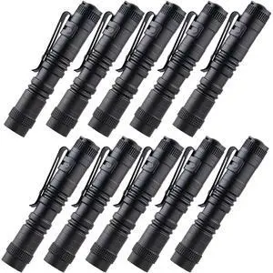 10 Pack Small Mini Flashlights, Pocket Flashlight Penlight with Clip, Tactical Pen Light for Camping Outdoor Emergency Inspection Fathers Gifts for Dad Husband 10 Pack Small Mini Flashlights, Pocket Flashlight Penlight with Clip, Tactical Pen Light for Camping Outdoor Emergency Inspection Fathers Gifts for Dad Husband