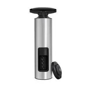 Wine Opener, Self-Pulling Manual Corkscrew with Foil Cutter, Brushed Stainless Steel Cork Remover for Home Bars, Kitchen, Parties and Gift for Wine Lovers, Silver Wine Opener, Self-Pulling Manual Corkscrew with Foil Cutter, Brushed Stainless Steel Cork Remover for Home Bars, Kitchen, Parties and Gift for Wine Lovers, Silver