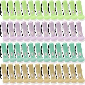 50Pcs Mini Flashlight Set,Small Multicolor LED Flashlights with Lanyard Compact Plastic Torch for Kids Night Reading Party Camping Emergency 50Pcs Mini Flashlight Set,Small Multicolor LED Flashlights with Lanyard Compact Plastic Torch for Kids Night Reading Party Camping Emergency
