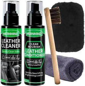 Leather Cleaner Conditioner Car Interiors Care Kit Seat Purses Bags Leather Cleaner Conditioner Car Interiors Care Kit Seat Purses Bags