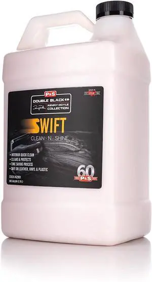 Swift Clean & Shine - Interior Cleaner & Protectant for Leather, Vinyl, Plastic - Cleans, Conditions & Leaves a Satin Finish - Fresh Scent - 1 Gallon Swift Clean & Shine - Interior Cleaner & Protectant for Leather, Vinyl, Plastic - Cleans, Conditions & Leaves a Satin Finish - Fresh Scent - 1 Gallon