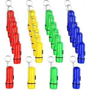 Mini Flashlight Keychain, 24PCS Bulk Assorted Colors Toy Flashlight for Hiking Camping Party for Kids Night Reading Party Camping Emergency and Hunting Mini Flashlight Keychain, 24PCS Bulk Assorted Colors Toy Flashlight for Hiking Camping Party for Kids Night Reading Party Camping Emergency and Hunting