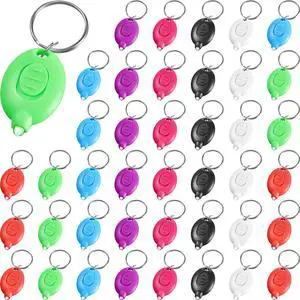 42 Pcs Mini Keychain LED Flashlight Badge Lights for Nurses Key Ring Light with White Beam(Multi Color) 42 Pcs Mini Keychain LED Flashlight Badge Lights for Nurses Key Ring Light with White Beam(Multi Color)