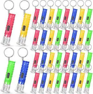 50 Pcs Mini Flashlight Keychains Bulk with Lanyard Portable Small Plastic LED Key Chains Flashlights for Night Reading Emergency Hurricane Camping Hiking Party Favors(Multicolor,Simple) 50 Pcs Mini Flashlight Keychains Bulk with Lanyard Portable Small Plastic LED Key Chains Flashlights for Night Reading Emergency Hurricane Camping Hiking Party Favors(Multicolor,Simple)