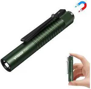 T1A Mini Pocket EDC Flashlight with Clip,1300 Lumen Compact AA Rechargeable LED Little Flashlights, Super Bright Tail Switch Small Flash Light with Magnet for Camping,Hiking,Outdoor,Emergency T1A Mini Pocket EDC Flashlight with Clip,1300 Lumen Compact AA Rechargeable LED Little Flashlights, Super Bright Tail Switch Small Flash Light with Magnet for Camping,Hiking,Outdoor,Emergency