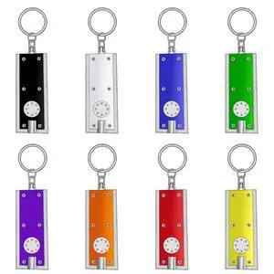 Mini LED Keychain Flashlight, Tiny White Light Pocket (8PCS) Mini LED Keychain Flashlight, Tiny White Light Pocket (8PCS)