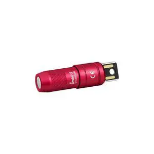 IMINI 2 EDC Rechargeable Keychain Flashlight, 50 Lumens Compact and Portable Mini LED Keyring Lights with Built-in Battery Ideal for Everyday Carry and Emergencies (Passionate Red) IMINI 2 EDC Rechargeable Keychain Flashlight, 50 Lumens Compact and Portable Mini LED Keyring Lights with Built-in Battery Ideal for Everyday Carry and Emergencies (Passionate Red)