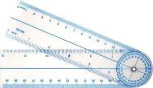 7-Inch Goniometer Quick Angle Protractor Measuring Tool (GO-180) 7-Inch Goniometer Quick Angle Protractor Measuring Tool (GO-180)