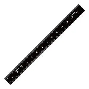 150mm Flexible Metal Ruler, Stainless Steel with Black Chrome Finish, High Contrast, Fully Metric Graduation (0.5mm, 1.0mm), Easy to Read Machinist Rule, Made in USA 150mm Flexible Metal Ruler, Stainless Steel with Black Chrome Finish, High Contrast, Fully Metric Graduation (0.5mm, 1.0mm), Easy to Read Machinist Rule, Made in USA
