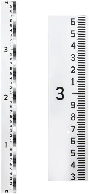 Depth Gauge, Water Level Gauge (Hundredths, Tenths, Teet), Heavy-Duty Ruler-Style Water Level Indicator, All-Weather Water Level Tool, Rust-Resistant, with Pre-Drilled Holes (0-4 Feet) Depth Gauge, Water Level Gauge (Hundredths, Tenths, Teet), Heavy-Duty Ruler-Style Water Level Indicator, All-Weather Water Level Tool, Rust-Resistant, with Pre-Drilled Holes (0-4 Feet)