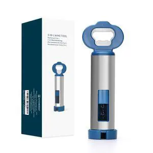 3 in 1 Wine Bottle Opener Corkscrew with Foil Cutter, Beer Bottle Opener with Magnetic Cap Catcher, Works Easily Like Electric Opener, Wine Corkscrew, Gifts for Men and Women 3 in 1 Wine Bottle Opener Corkscrew with Foil Cutter, Beer Bottle Opener with Magnetic Cap Catcher, Works Easily Like Electric Opener, Wine Corkscrew, Gifts for Men and Women