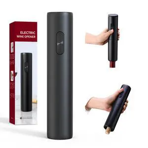 Electric Wine Bottle Opener Electronic Wine Opener Automatic Corkscrew, Battery Operated One-Touch Opening Easy to Use for Gifts, Ouvre Bouteille Electrique Tire Bouchon Electric Wine Bottle Opener Electronic Wine Opener Automatic Corkscrew, Battery Operated One-Touch Opening Easy to Use for Gifts, Ouvre Bouteille Electrique Tire Bouchon