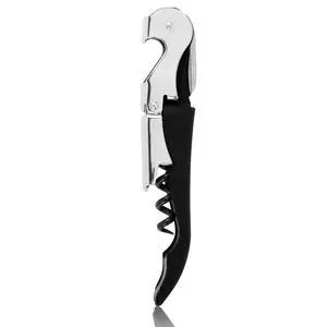 Truetap Double Hinged Waiter's Corkscrew Wine Opener, Stainless Steel Wine Bottle Opener with Foil Cutter, Home Bar Tools, Bar Cart Accessories, Wedding Gifts, Set of 1, Black Truetap Double Hinged Waiter's Corkscrew Wine Opener, Stainless Steel Wine Bottle Opener with Foil Cutter, Home Bar Tools, Bar Cart Accessories, Wedding Gifts, Set of 1, Black
