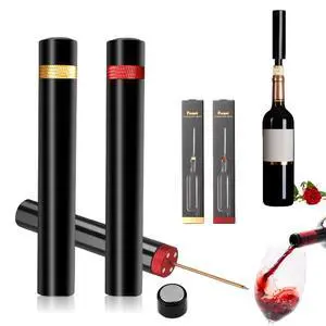 2pcs Aeropop Wine Opener Needle Type Wines Bottle Openers Travel Portable Pocket Air Pressure Pump Wine Bottle Opener Loritia Arropop Wine Opener for Home Restaurant Party 2pcs Aeropop Wine Opener Needle Type Wines Bottle Openers Travel Portable Pocket Air Pressure Pump Wine Bottle Opener Loritia Arropop Wine Opener for Home Restaurant Party
