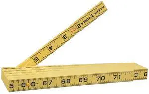 910-6 Folding Ruler 6-Foot, Durable Fiberglass, Inside Reading 910-6 Folding Ruler 6-Foot, Durable Fiberglass, Inside Reading