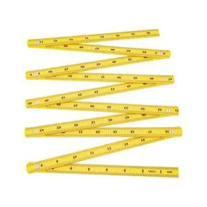Folding Measuring Rule, Carpenter's Ruler, 2M / 78" Metric and Inch Measurements, Lightweight Composite Construction Ruler for Woodworking Tape (Yellow) Folding Measuring Rule, Carpenter's Ruler, 2M / 78" Metric and Inch Measurements, Lightweight Composite Construction Ruler for Woodworking Tape (Yellow)