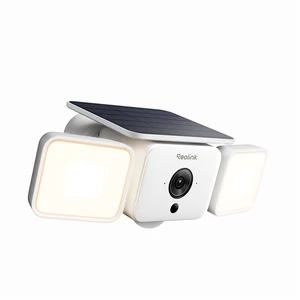 Reolink Solar Floodlight Camera with SolarEase 2K 4MP Outdoor Security Camera, 150° Wide View, 1000-Lumen Floodlight, AI Detection, Wi-Fi 6 Reolink Solar Floodlight Camera with SolarEase 2K 4MP Outdoor Security Camera, 150° Wide View, 1000-Lumen Floodlight, AI Detection, Wi-Fi 6