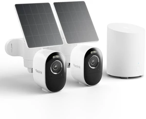 Reolink Home Hub Mini + 2× Argus 3 Pro 5MP Wireless Solar Security Cameras with Solar Panel Lite, Smart Detection, Dual-Band Wi-Fi & Local Storage Reolink Home Hub Mini + 2× Argus 3 Pro 5MP Wireless Solar Security Cameras with Solar Panel Lite, Smart Detection, Dual-Band Wi-Fi & Local Storage