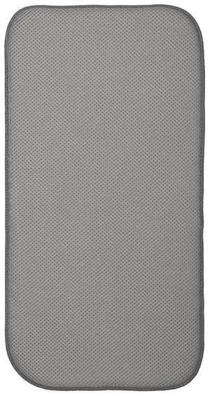 iDry Absorbent Kitchen Countertop Dish Drying Mat - 18" x 9", Mini, Pewter/Ivory iDry Absorbent Kitchen Countertop Dish Drying Mat - 18" x 9", Mini, Pewter/Ivory