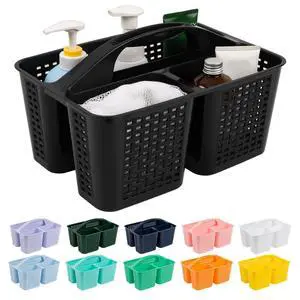 Portable Shower Caddy, Caddy Organizer with Handle, Plastic Shower Basket Hold Soap, Shampoo, Hair Supplies and Beauty Products, Cleaning Supplies Organizer for Home, Dorm, Shelf and Cabinet Portable Shower Caddy, Caddy Organizer with Handle, Plastic Shower Basket Hold Soap, Shampoo, Hair Supplies and Beauty Products, Cleaning Supplies Organizer for Home, Dorm, Shelf and Cabinet