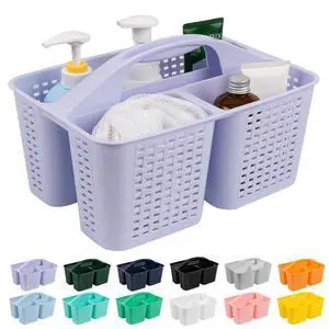 Portable Shower Caddy, Caddy Organizer with Handle, Plastic Shower Basket Hold Soap, Shampoo, Hair Supplies and Beauty Products, Cleaning Supplies Organizer for Home, Dorm, Shelf and Cabinet Portable Shower Caddy, Caddy Organizer with Handle, Plastic Shower Basket Hold Soap, Shampoo, Hair Supplies and Beauty Products, Cleaning Supplies Organizer for Home, Dorm, Shelf and Cabinet