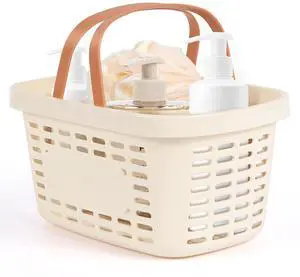 Plastic Shower Caddy, Cream, 1 Pack Plastic Shower Caddy, Cream, 1 Pack