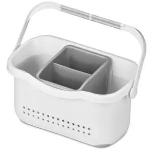Small Shower Caddy, Anti-Slip 9x4 Bath and Beauty Plastic Organizer Basket with Detachable Compartment, Handle for Bathroom, Dorm, Toothbushes, Toothpaste, Soap, and Beauty Products. Small Shower Caddy, Anti-Slip 9x4 Bath and Beauty Plastic Organizer Basket with Detachable Compartment, Handle for Bathroom, Dorm, Toothbushes, Toothpaste, Soap, and Beauty Products.