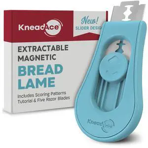 Upgraded Extractable & Magnetic Bread Lame Dough Scoring Tool - Professional Sourdough scoring tool for Sourdough Bread baking & Bread Making Tools - Scoring Patterns booklet & 5 Razor Blades Upgraded Extractable & Magnetic Bread Lame Dough Scoring Tool - Professional Sourdough scoring tool for Sourdough Bread baking & Bread Making Tools - Scoring Patterns booklet & 5 Razor Blades