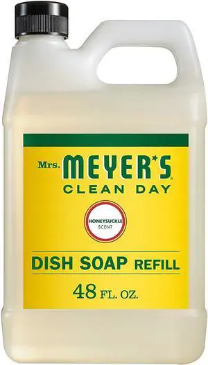 CLEAN DAY Liquid Dish Soap Refill, Honeysuckle, 48 fl. oz CLEAN DAY Liquid Dish Soap Refill, Honeysuckle, 48 fl. oz