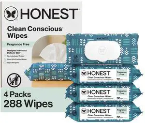 Hypoallergenic Multi-Use Baby Wipes for Sensitive Baby Skin, Balance Blues, 288 Count Hypoallergenic Multi-Use Baby Wipes for Sensitive Baby Skin, Balance Blues, 288 Count