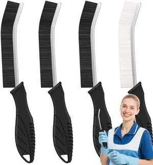 4Pcs Crevice Cleaning Brushes for Household Use, Grout Cleaner Brush, Hard Bristle Groove, Gap Cleaning Tool, Suitable for Areas Usually Difficult to Reach 4Pcs Crevice Cleaning Brushes for Household Use, Grout Cleaner Brush, Hard Bristle Groove, Gap Cleaning Tool, Suitable for Areas Usually Difficult to Reach