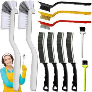 11Pcs Crevice Cleaning Brush,Gap Cleaning Brush with Long Handle,Small Gap Cleaning Brush for Bathroom Kitchen Toilet Water Cup Bottle and Window Groove 11Pcs Crevice Cleaning Brush,Gap Cleaning Brush with Long Handle,Small Gap Cleaning Brush for Bathroom Kitchen Toilet Water Cup Bottle and Window Groove