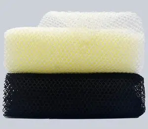 2 Piece African Exfoliating Net for Body - African Shower Sponge Scrubber (Black, Beige) 2 Piece African Exfoliating Net for Body - African Shower Sponge Scrubber (Black, Beige)