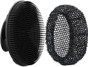 Bath Loofah Exfoliating Net Sponge Mesh Case with Silicone Body Scrubber Bath Loofah Exfoliating Net Sponge Mesh Case with Silicone Body Scrubber