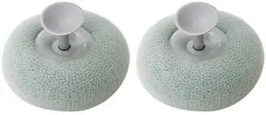 2Pcs Bath Sponge Brush with Suction Cup Shower Loofah Sponge Bath Mesh Ball for Clean Body Exfoliation 2Pcs Bath Sponge Brush with Suction Cup Shower Loofah Sponge Bath Mesh Ball for Clean Body Exfoliation