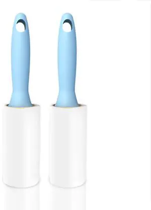 Pet Lint Rollers for Dogs and Cats, Extra Sticky Adhesive, 2 Portable Fur/Hair Animal Hair Lifter for Clothes, Furniture, Carpet, Easy to Tear Dust Cleaner Brush, Blue Handle, 8 x 2 Pet Lint Rollers for Dogs and Cats, Extra Sticky Adhesive, 2 Portable Fur/Hair Animal Hair Lifter for Clothes, Furniture, Carpet, Easy to Tear Dust Cleaner Brush, Blue Handle, 8 x 2